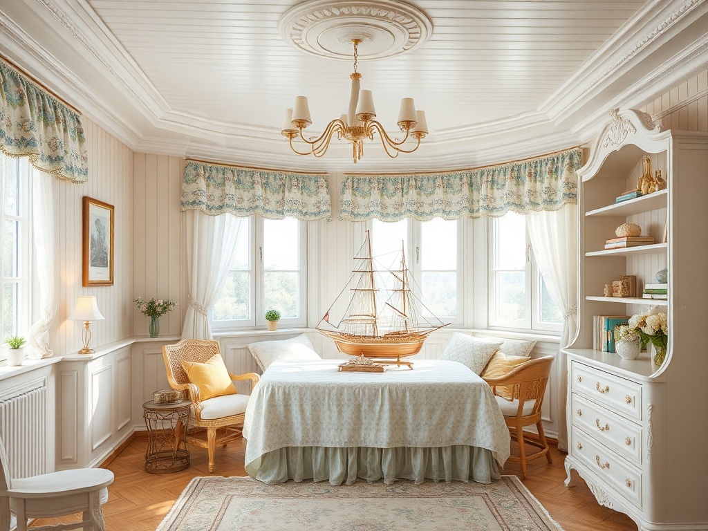 Создание тематических комнат (охотничий, морской, скандинавский) в деревянном доме